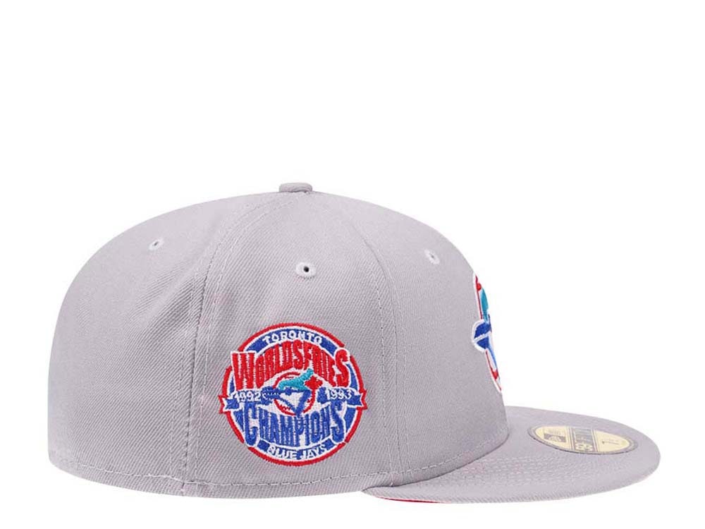 New Era Toronto Blue Jays World Back to Back Fresh Grey Edition 59Fifty Fitted Hat
