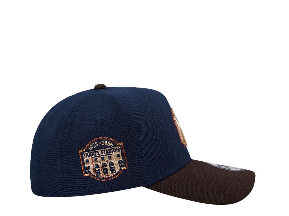 New Era New York Yankees Stadium Patch Ocean Fall Two Tone Edition 9Forty A Frame Snapback Hat
