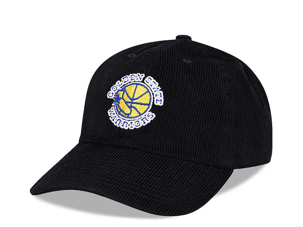 Mitchell & Ness Golden State Warriors Cord Dad Hardwood Classic Strapback Hat