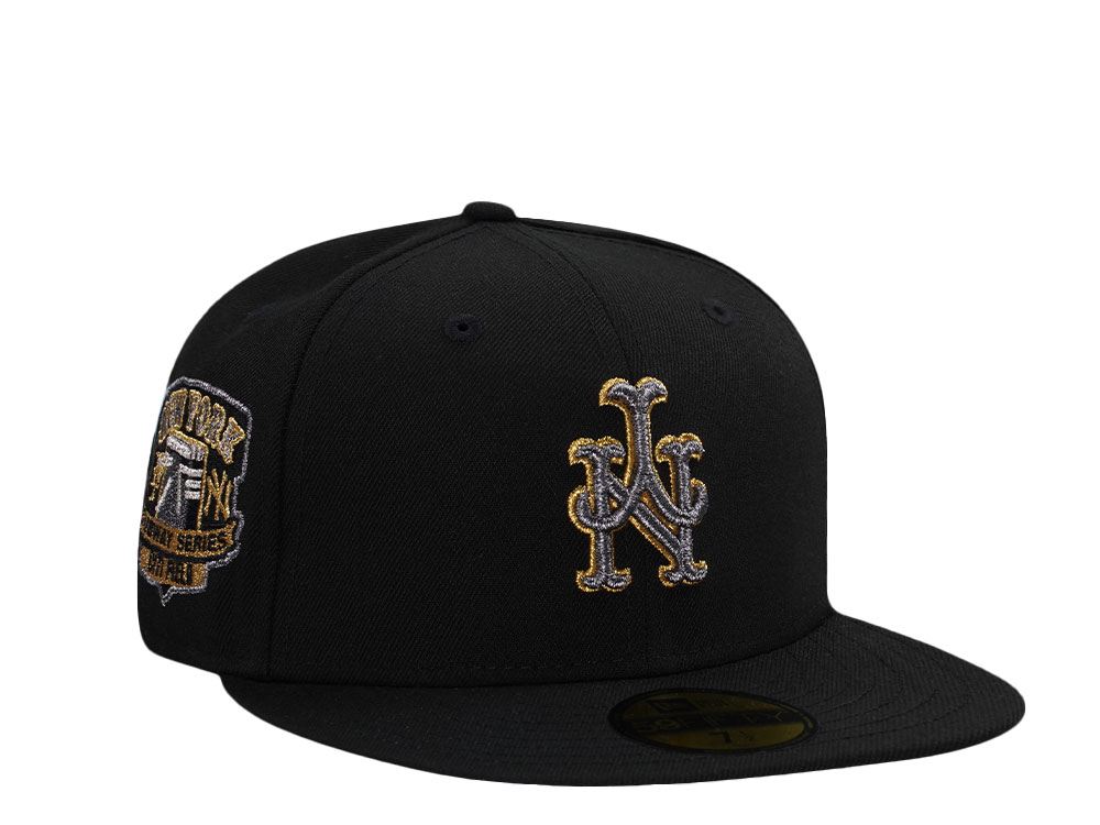New Era New York Mets Subway Series Citi Field Black Prime Edition 59Fifty Fitted Cap