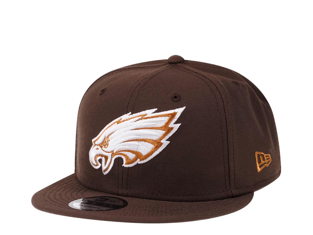 New Era Philadelphia Eagles Brown Caramel Edition 9Fifty Snapback Hat