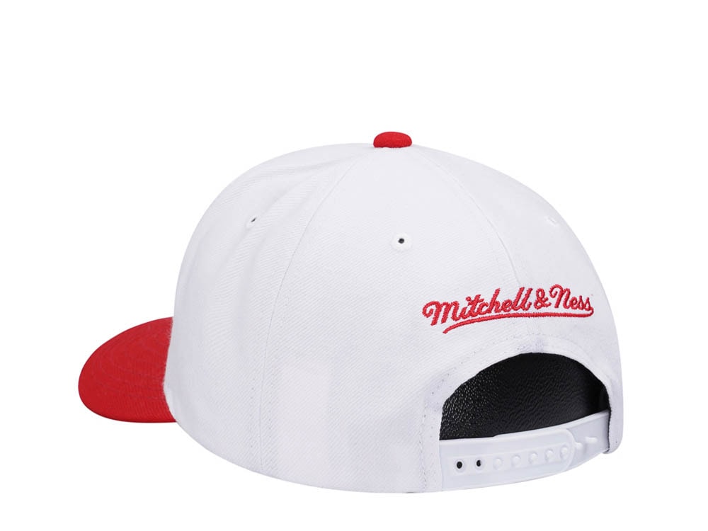 Mitchell & Ness Washington Wizards Team Two Tone 2.0 Pro White Snapback Hat