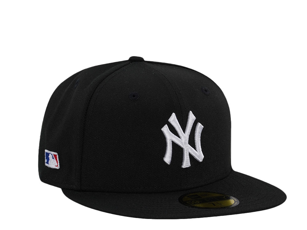 New Era New York Yankees Black Throwback Edition 59Fifty Fitted Hat