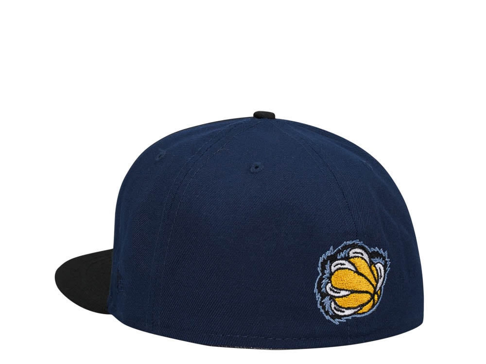 New Era Memphis Grizzlies Chrome Black Navy Two Tone Edition 59Fifty Fitted Hat