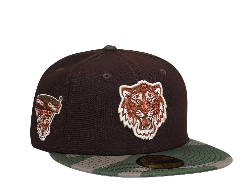 New Era Detroit Tigers Comerica Park Copper Camo Two Tone Edition 59Fifty Fitted Hat