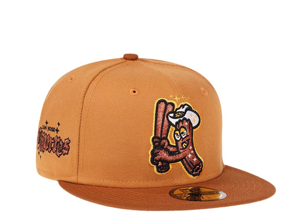 New Era San Jose Giants Copper Churors Edition 59Fifty Fitted Hat