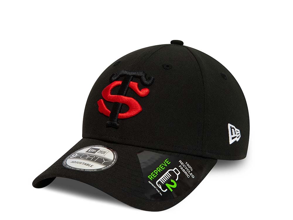 New Era Repreve Stade Toulousain Black 9Forty Strapback Hat