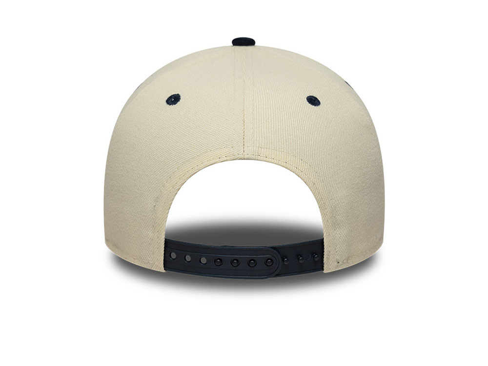 New Era New York Yankees Wordmark Suede Navy Stone Edition 9Forty A Frame Snapback Cap