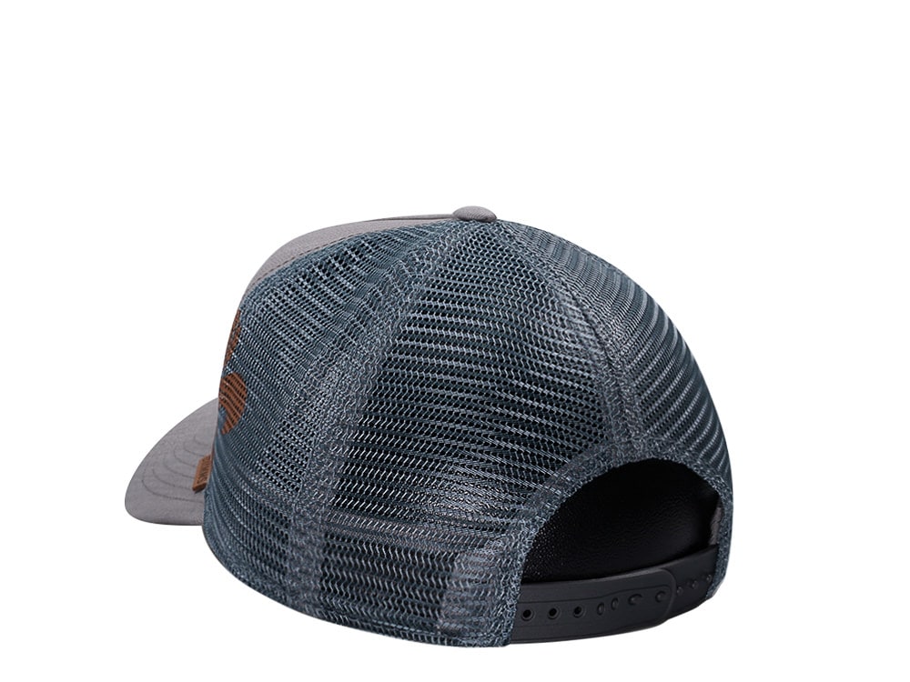 Djinns Linen Gray Trucker Snapback Hat