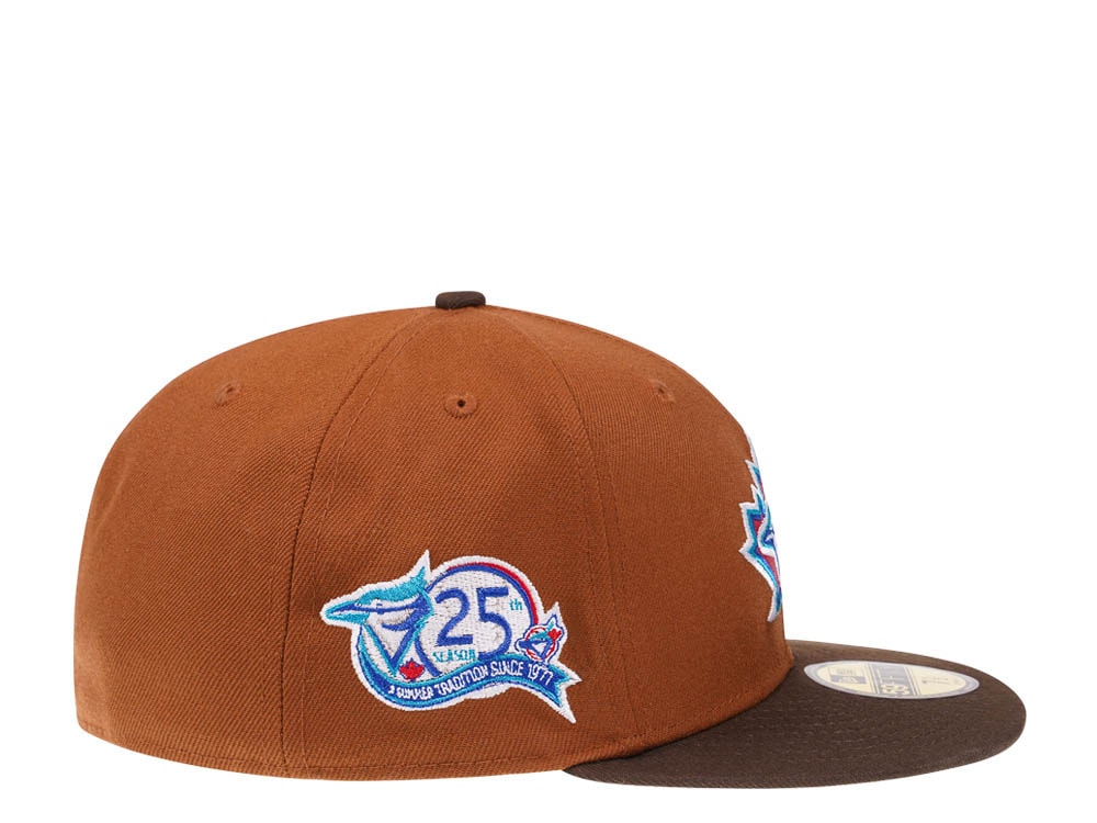 New Era Toronto Blue Jays 25th Anniversary Bourbon and Suede Edition 59Fifty Fitted Hat