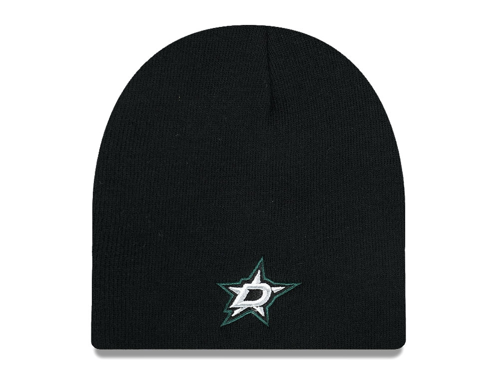 American Needle Dallas Stars Cuffless Black Mutsen