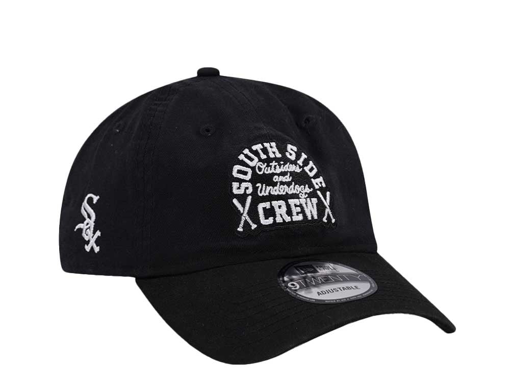 New Era Chicago White Sox Black 9Twenty Strapback Hat