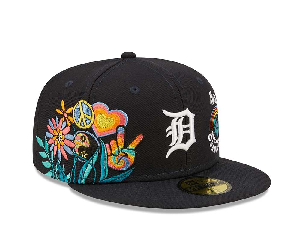 New Era Detroit Tigers 4x World Series Champions - Navy Groovy Edition 59Fifty Fitted Hat