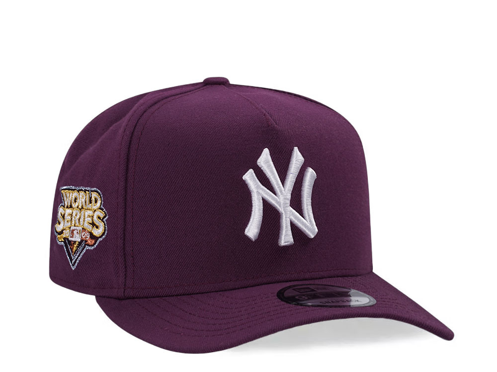 New Era New York Yankees World Series 2009 Real Plum Edition 9Fifty A Frame Snapback Hat