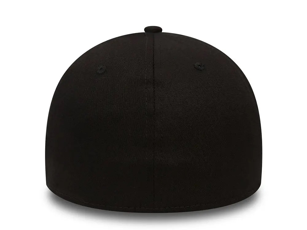 New Era New York Yankees League Basic Black on Black Stretch Fit 39Thirty Hat