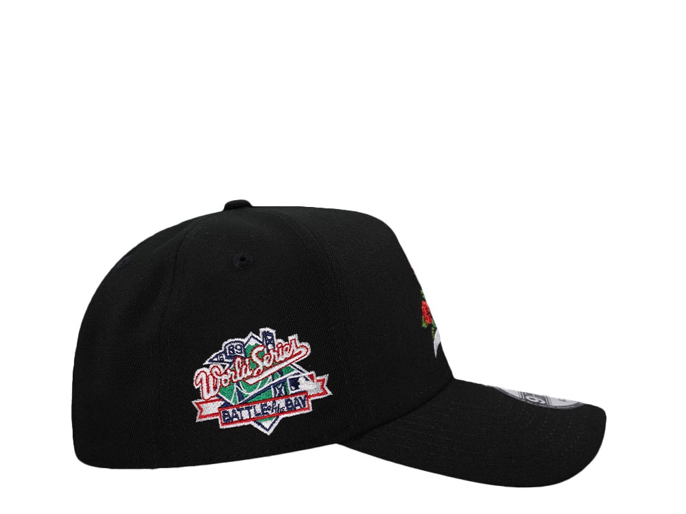 New Era Oakland Athletics World Series 1989 Black Flowers 9Forty A Frame Snapback Hat
