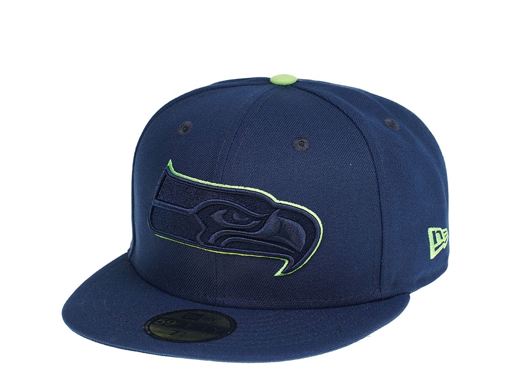 New Era Seattle Seahawks All Navy Edition 59Fifty Fitted Hat