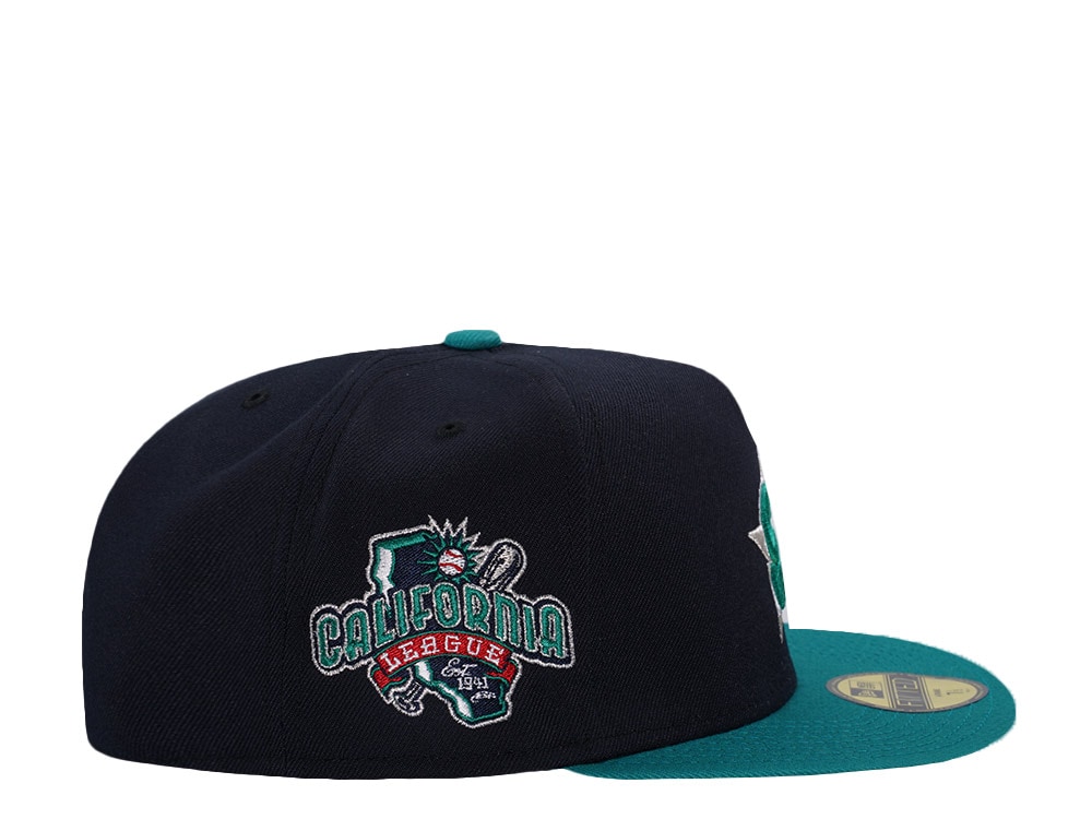 New Era Seattle Mariners California League Navy Two Tone Edition A Frame 59Fifty Fitted Hat