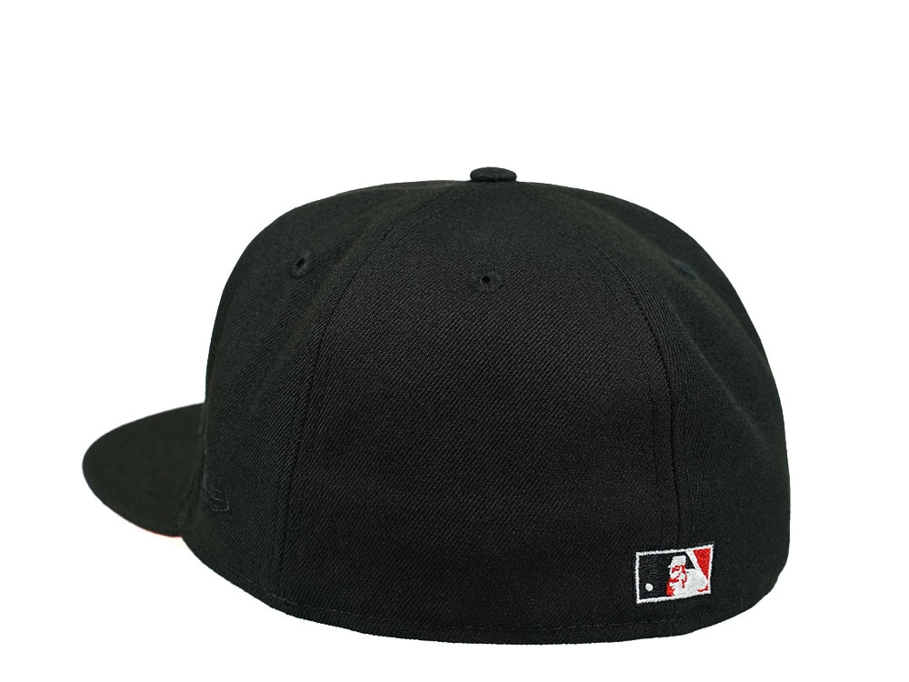 New Era Cincinnati Reds 150th Anniversary Black and Red 59Fifty Fitted Hat