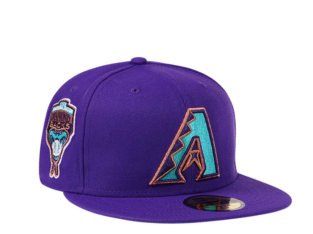 New Era Arizona Diamondbacks Inaugural 1998 Season Purple Edition 59Fifty Fitted Hat