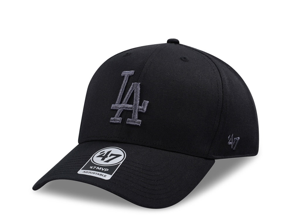 47Brand Los Angeles Dodgers Black Tonal Camo Under MVP Snapback Hat