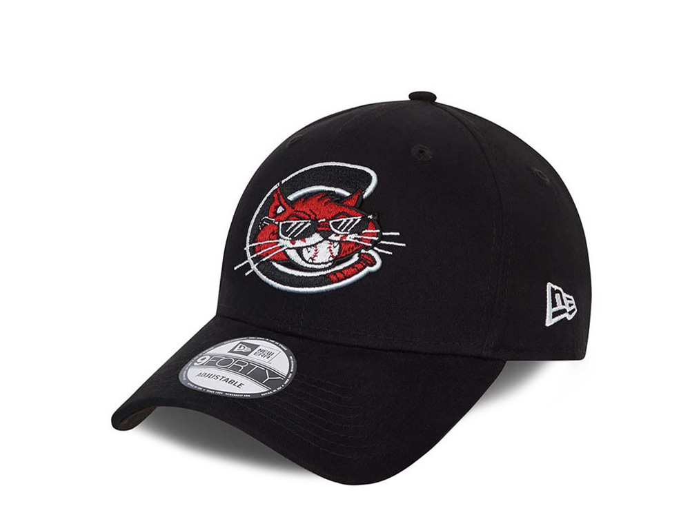 New Era Charleston Alley Cats Black 9Forty Strapback Hat