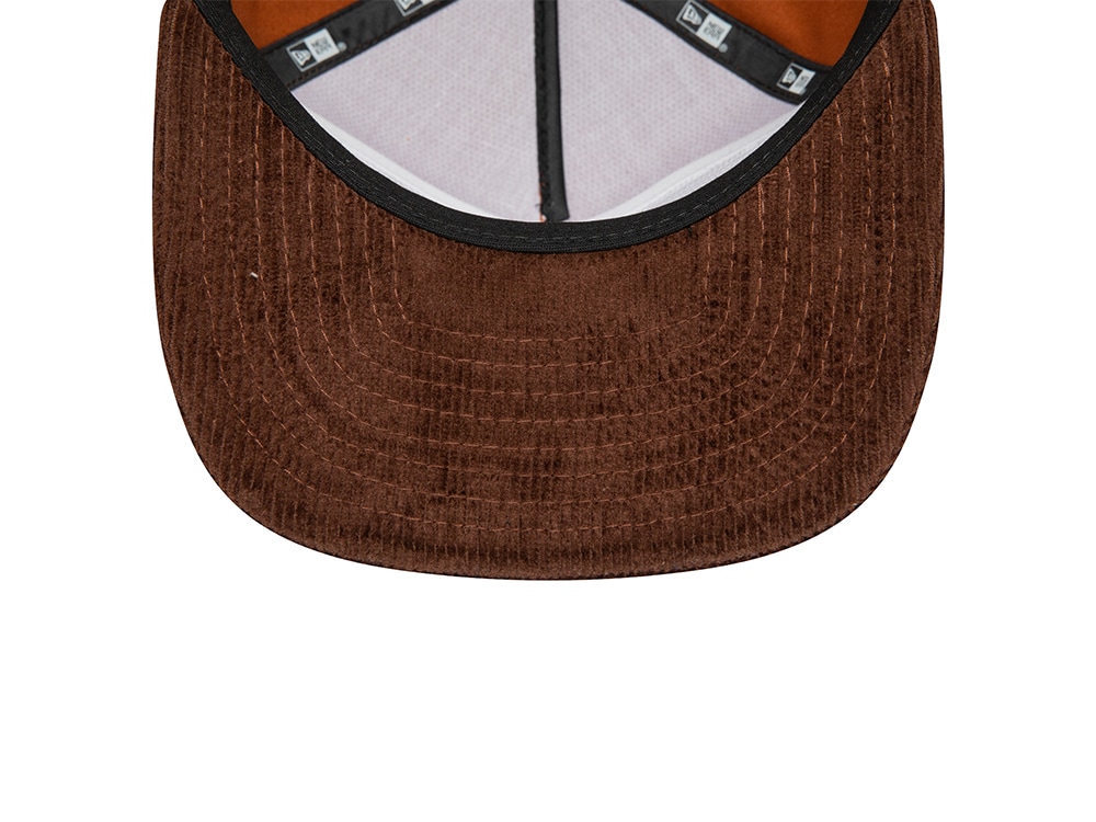 New Era Atlanta Braves Cord Visor Brown Golfer Snapback Hat