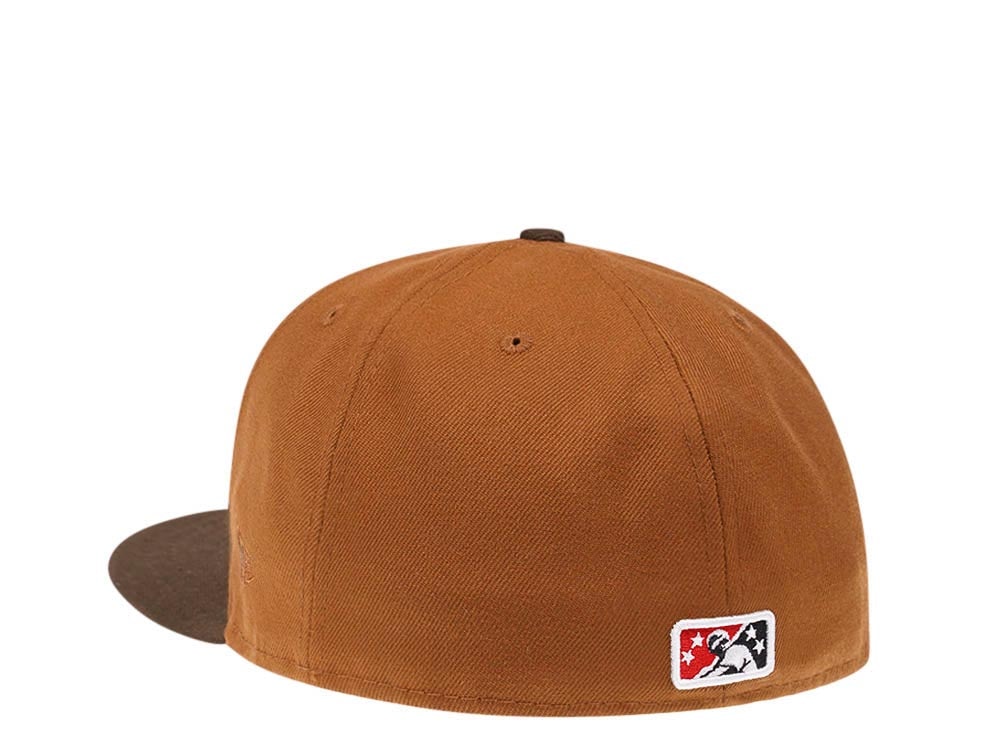 New Era Buffalo Bisons Bourbon and Suede Edition 59Fifty Fitted Hat