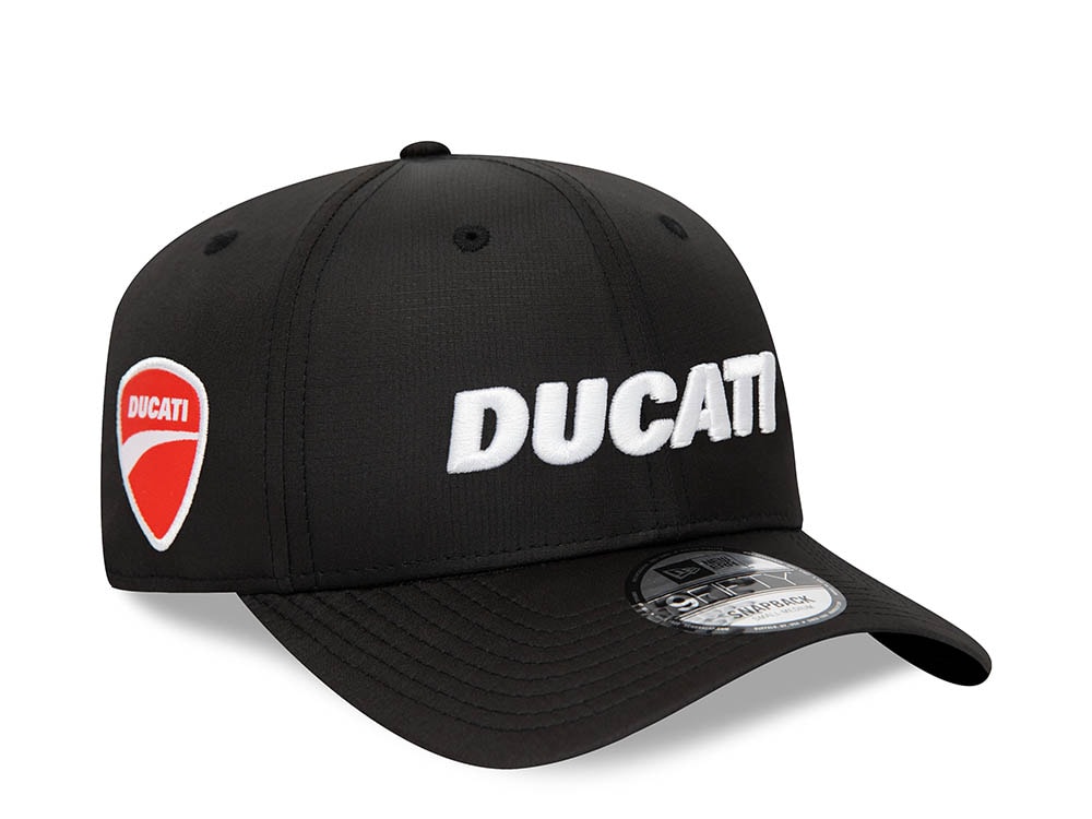 New Era Ducati Black Ripstop Edition 9Fifty Snapback Hat
