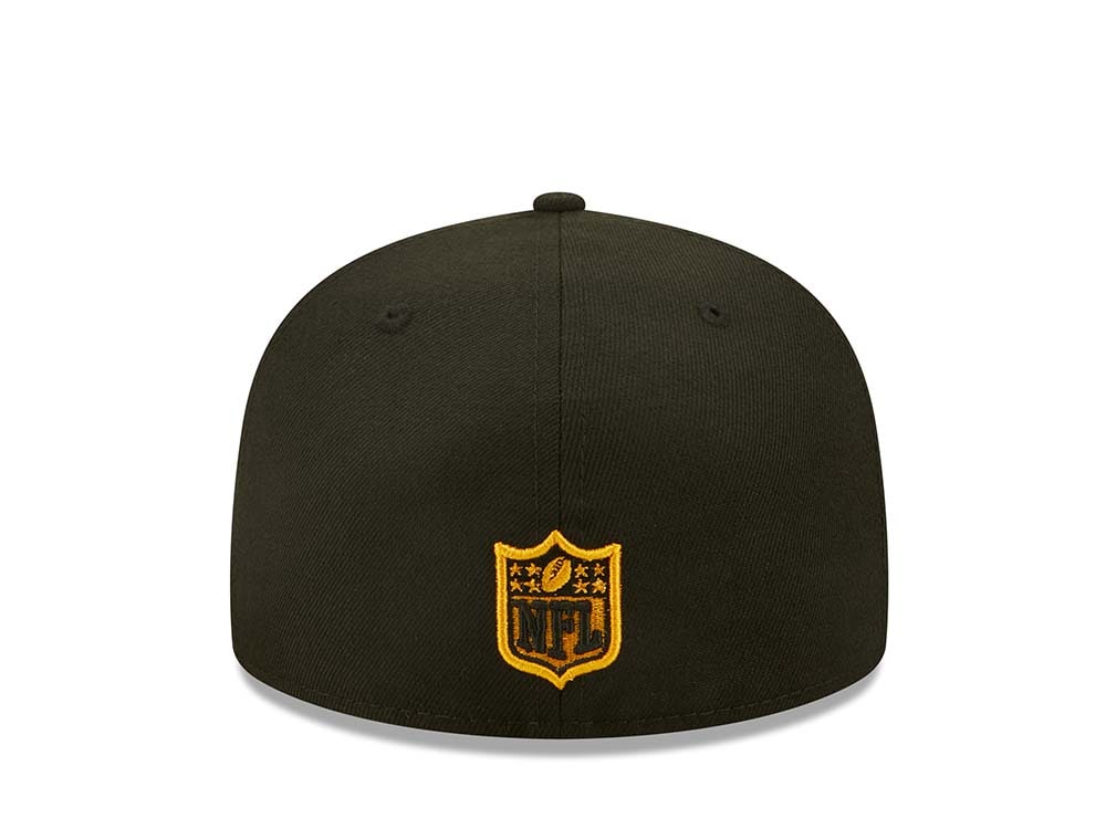 New Era Pittsburgh Steelers 6x Champions - Black Groovy Edition 59Fifty Fitted Hat