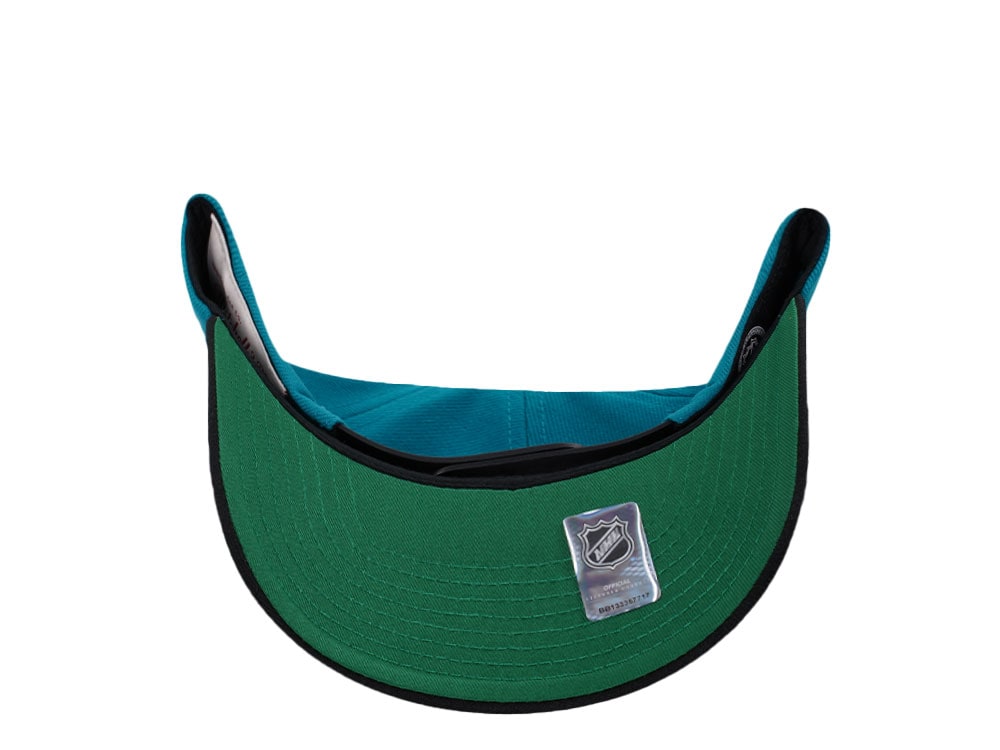 Mitchell & Ness San Jose Sharks Pro Crown Fit Blue Snapback Hat