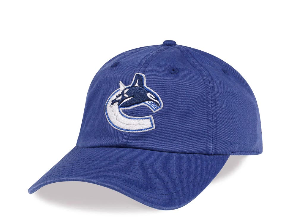 American Needle Vancouver Canucks Navy Casual Strapback Hat