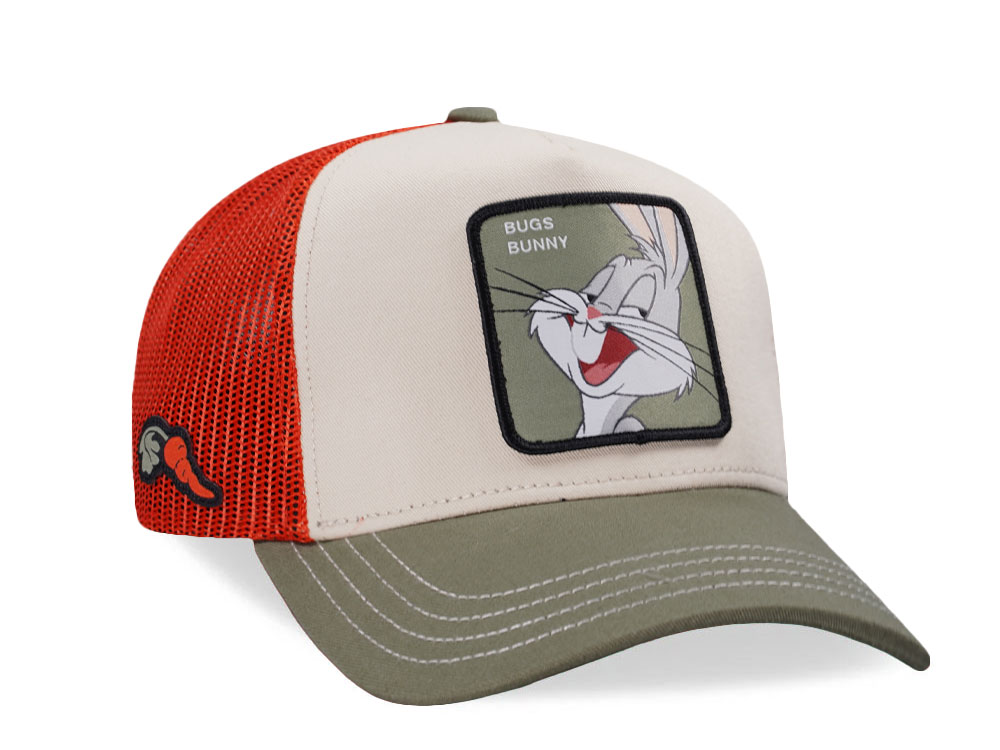 Capslab Looney Tunes Bugs Bunny Trucker Snapback Hat