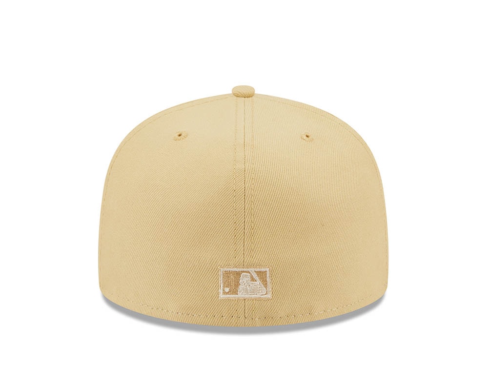 New Era Houston Astros 45th Anniversary Raffia Front Vegas Gold Edition 59Fifty Fitted Hat