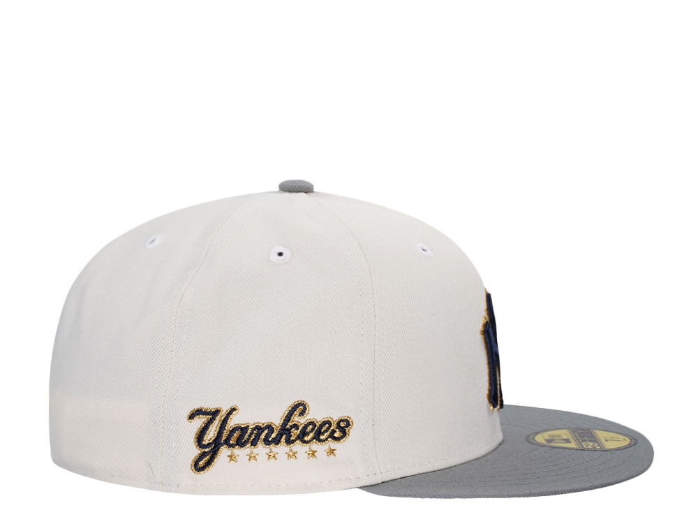 New Era New York Yankees Chrome Gold Two Tone Edition 59Fifty Fitted Hat