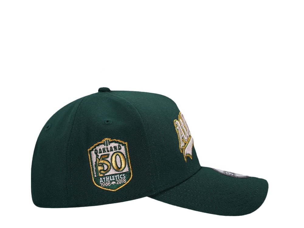 New Era Oakland Athletics 50th Anniversary Gold Edition 9Forty A Frame Snapback Hat