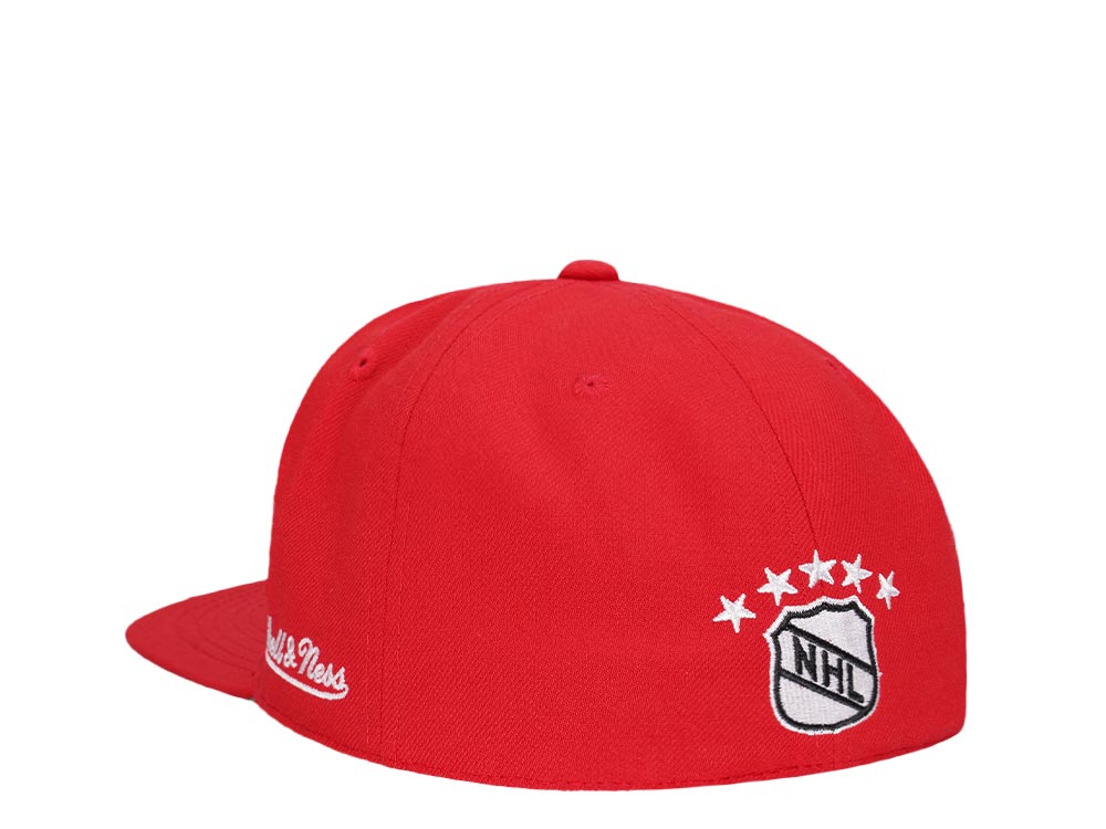 Mitchell & Ness Detroit Red Wings 50th Anniversary Vintage Edition Dynasty Fitted Hat