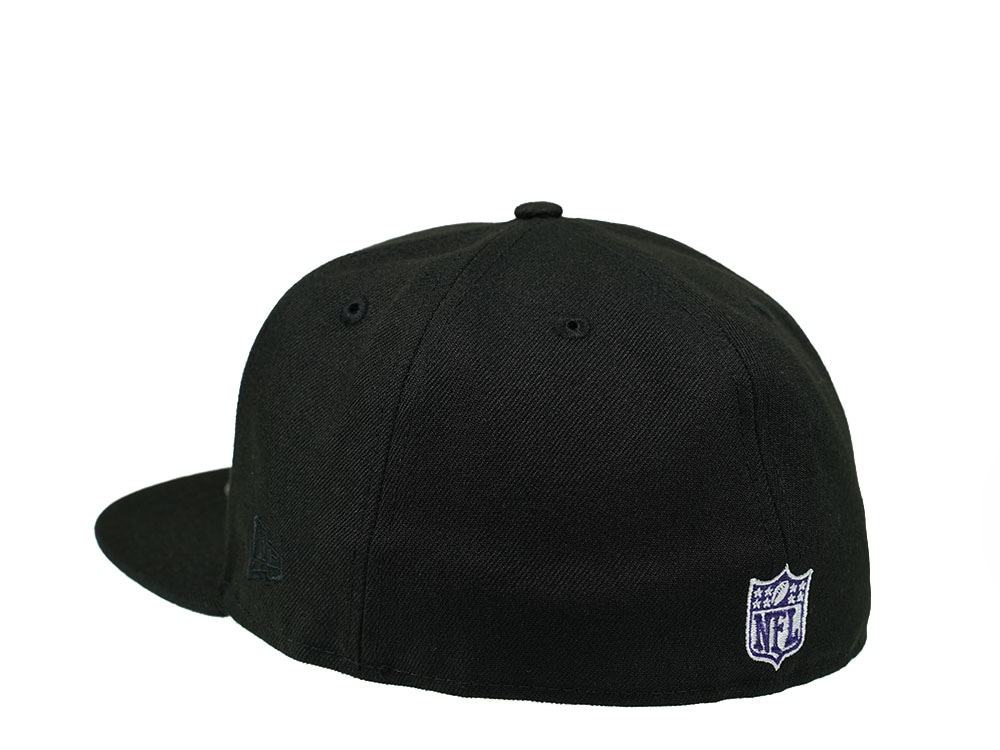 New Era Baltimore Ravens Skull Edition 59Fifty Fitted Hat