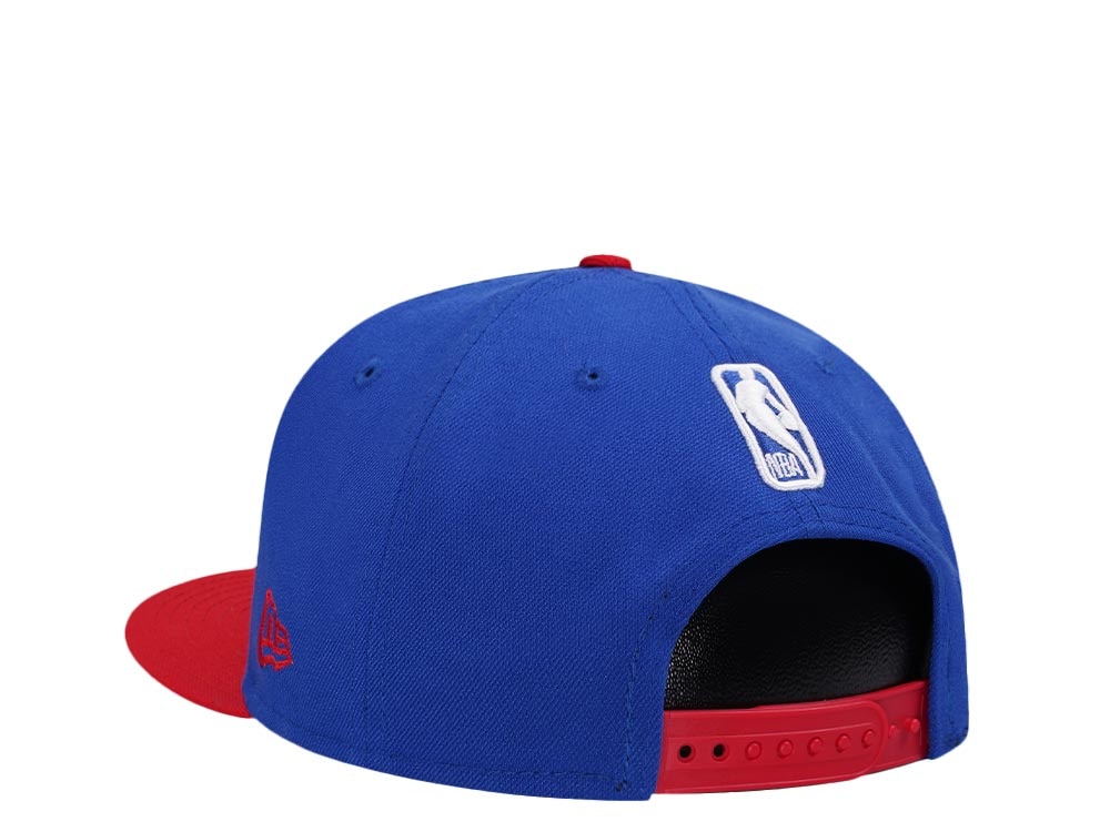 New Era Philadelphia 76ers Blue Red Two Tone Edition 9Fifty Snapback Hat