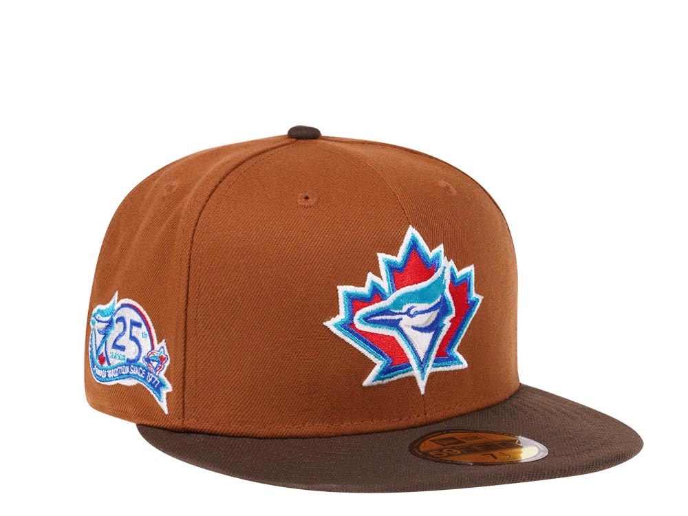 New Era Toronto Blue Jays 25th Anniversary Bourbon and Suede Edition 59Fifty Fitted Hat