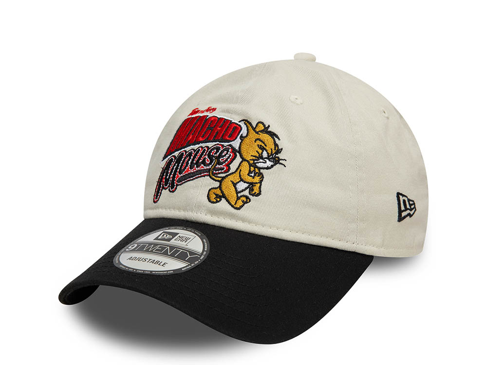 New Era Tom And Jerry Macho Mouse White 9Twenty Strapback Hat
