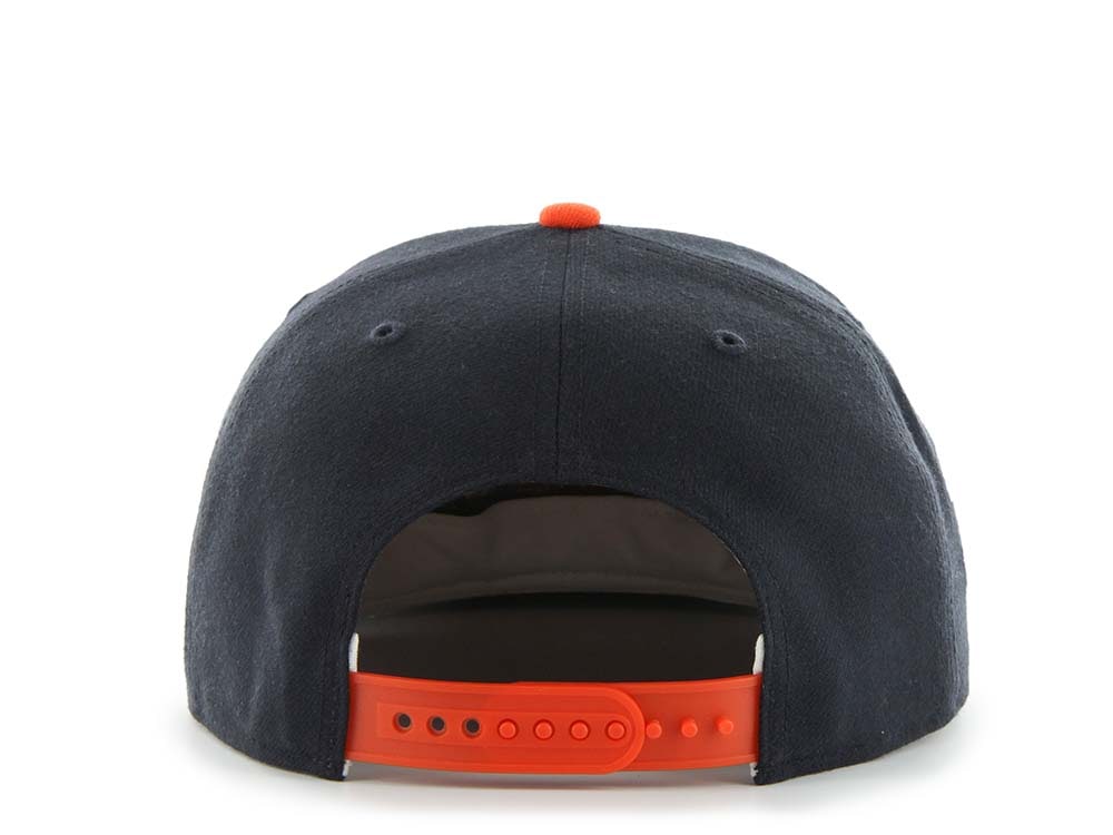 47Brand Detroit Tigers Sure Shot Captain Two Tone Navy Snapback Hat