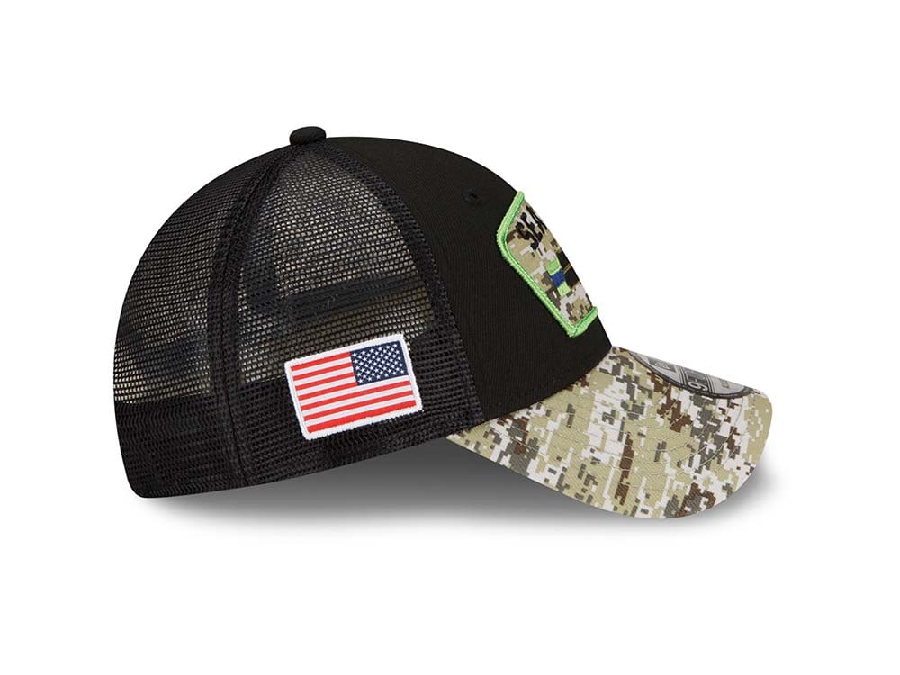 New Era Seattle Seahawks Salute to Service 21 9Forty Trucker Snapback Hat