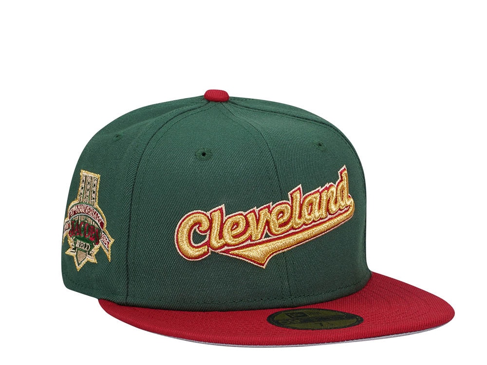 New Era Cleveland Indians 10th Anniversary Gold Prime Two Tone Edition 59Fifty Fitted Hat