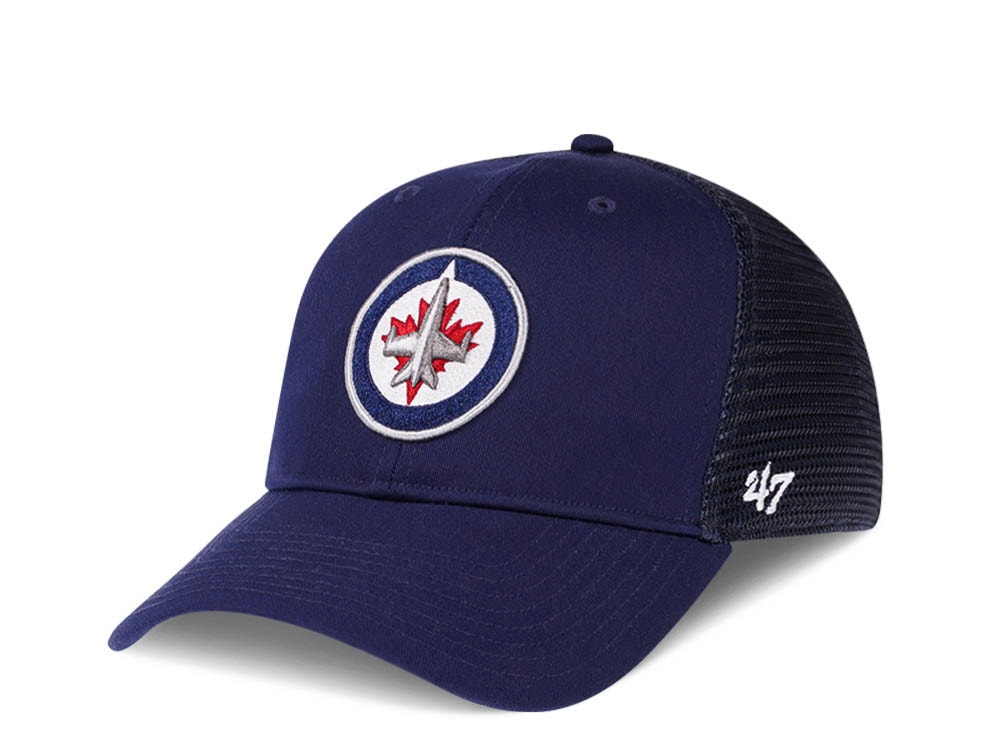 47Brand Winnipeg Jets Classic Navy Trucker Snapback Hat