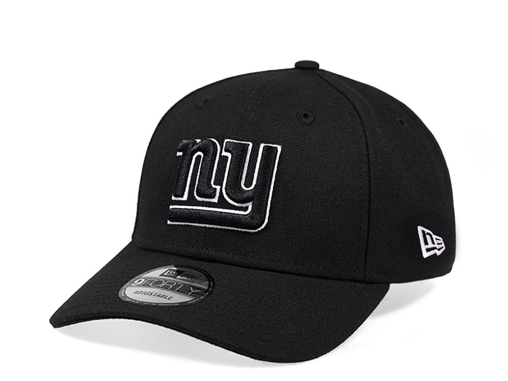 New Era New York Giants Black Edition 9Forty Strapback Hat