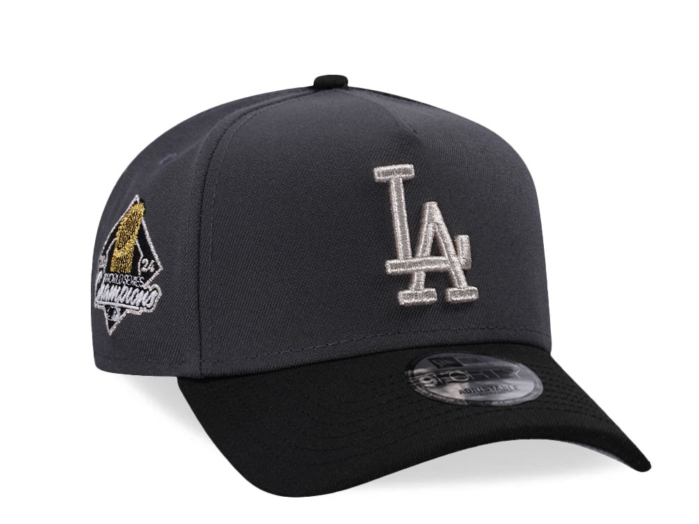 New Era Los Angeles Dodgers World Series 2024 Tarmac Two Tone Edition 9Forty A Frame Snapback Cap