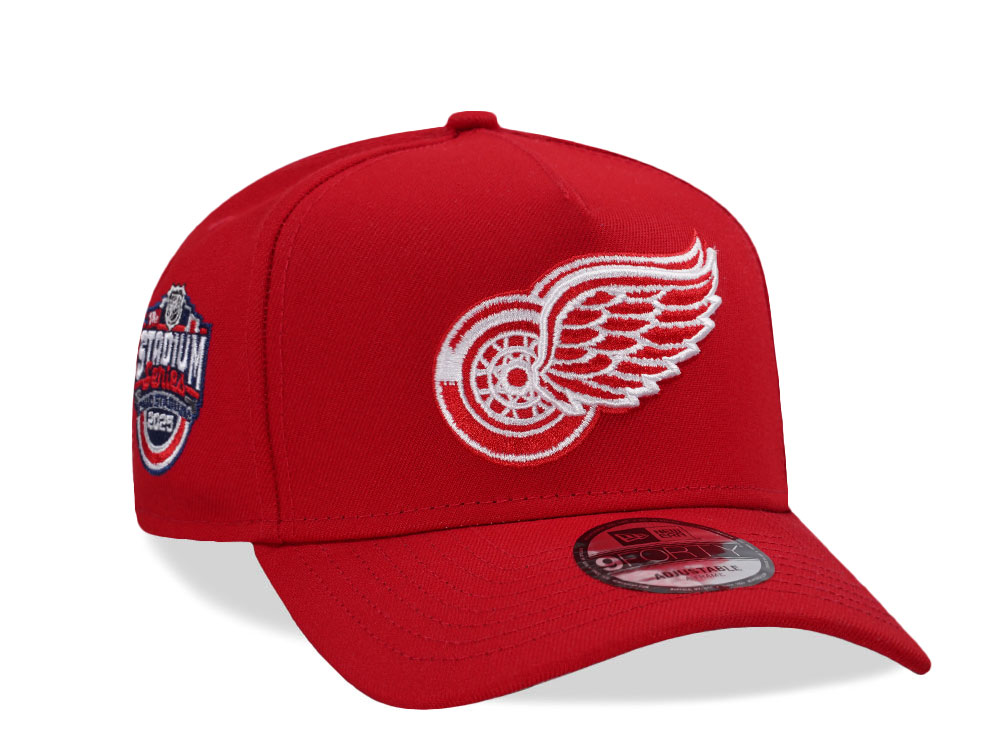 New Era Detroit Red Wings Stadium Series 2025 Red Prime Edition 9Forty A Frame Snapback Cap