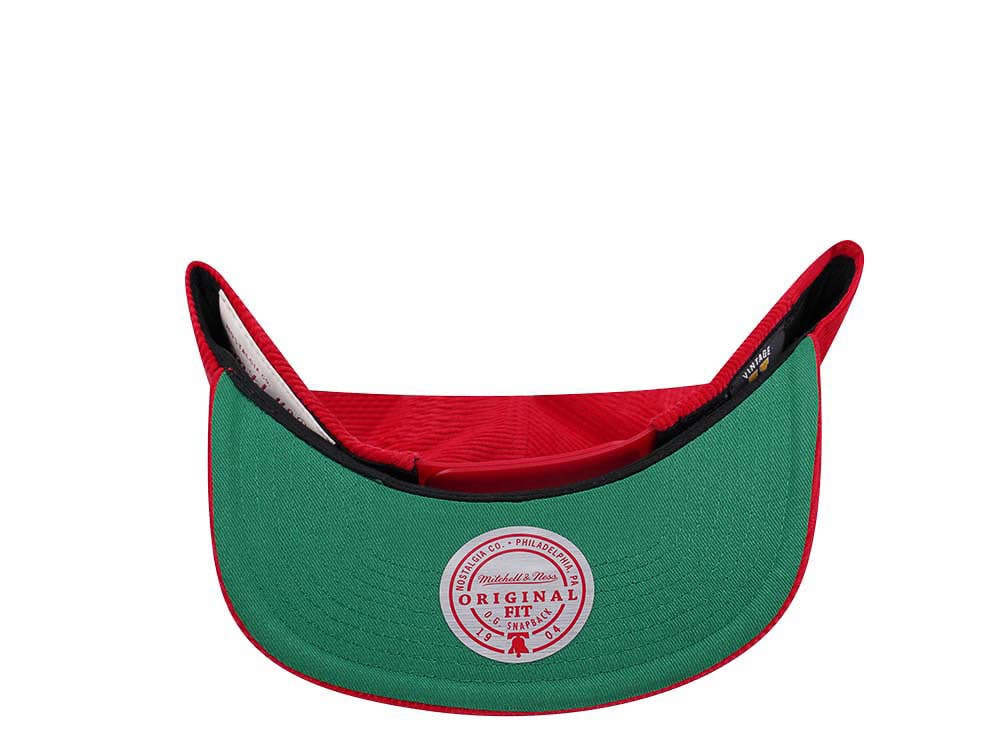 Mitchell & Ness New Jersey Devils Red Cord Vintage Snapback Hat