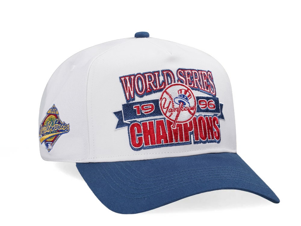 47Brand New York Yankees World Series 1996 White Arch Champions Hitch Snapback Hat